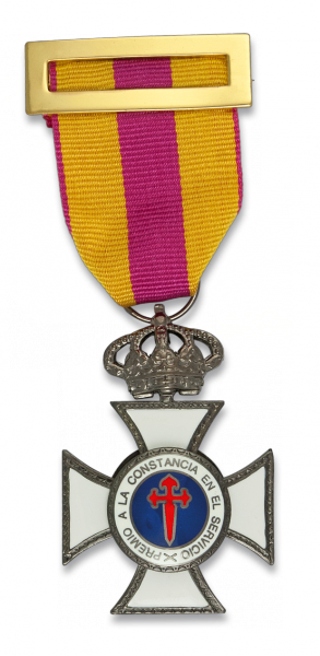 Medalla a la Constancia en el servicio Cruz de Bronce
